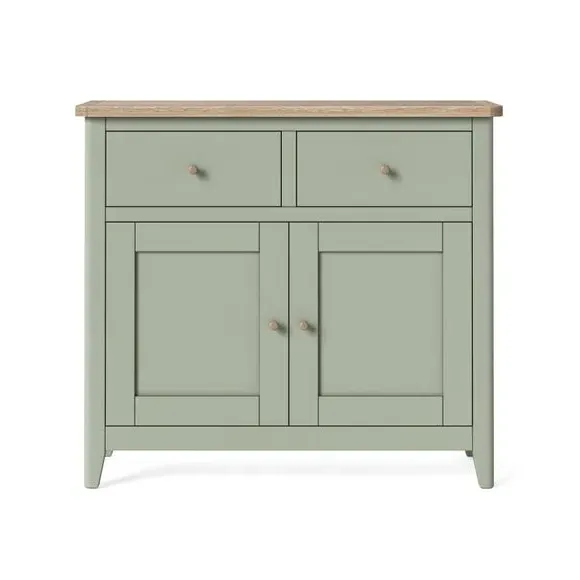 Small Sideboard with Storage - Sage, Wood