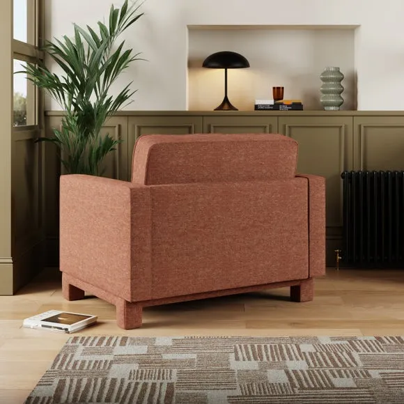 Snuggle Chair Fully Upholstered - Terracotta
