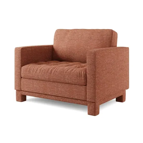 Snuggle Chair Fully Upholstered - Terracotta