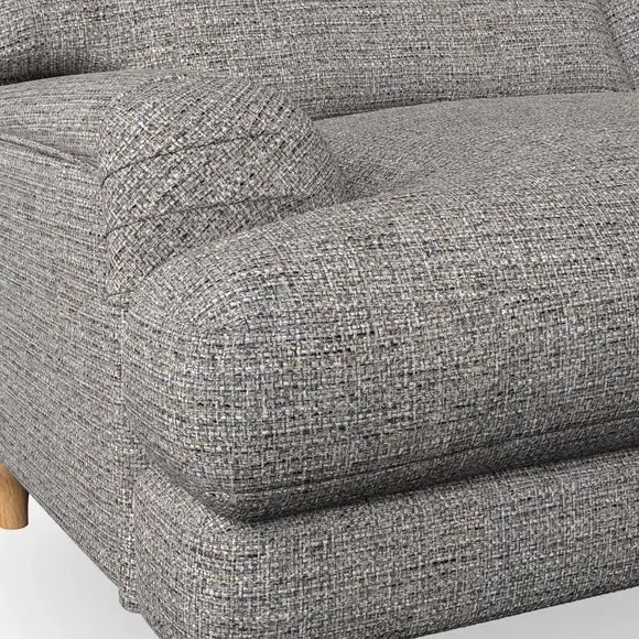 Snuggle Chair with Bandaged Arms - Charcoal
