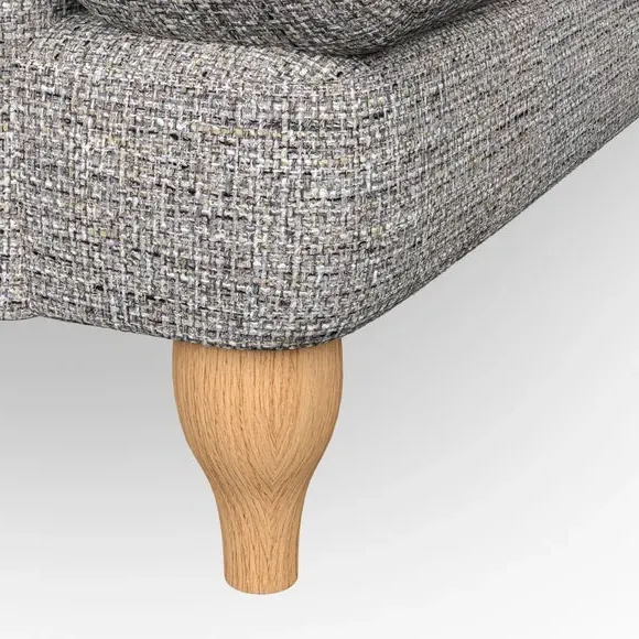 Snuggle Chair with Bandaged Arms - Charcoal