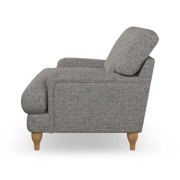 Snuggle Chair with Bandaged Arms - Charcoal