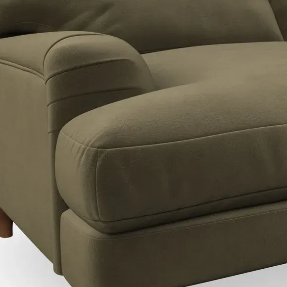 Snuggle Chair with Bandaged Arms - Olive