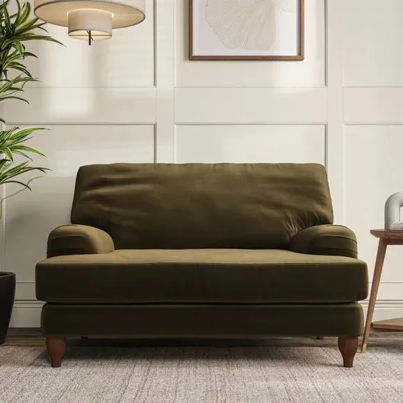 Snuggle Chair with Bandaged Arms - Olive