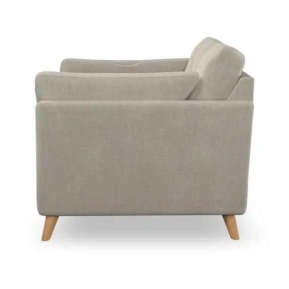Snuggle Chair with Button Details - Natural