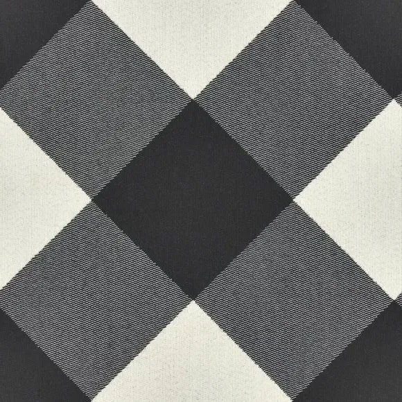 Snuggle Chair with Curved Arms - Gingham