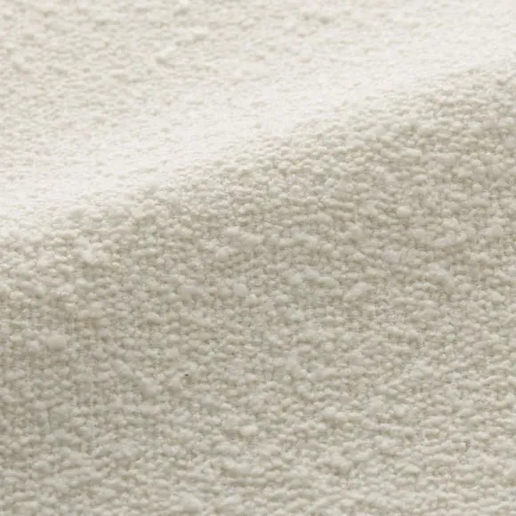 Snuggle Chair with Curved Arms - Ivory, Boucle