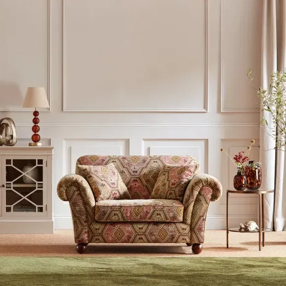 Snuggle Chair with Cushions - Green, Chenille image