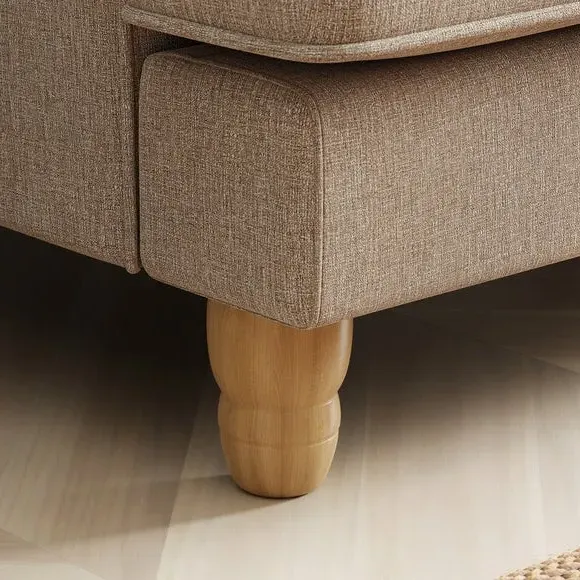 Snuggle Chair with Fixed Back - Linen, Fabric