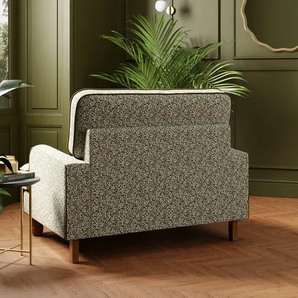 Snuggle Chair with Fixed Back - Olive, Fabric