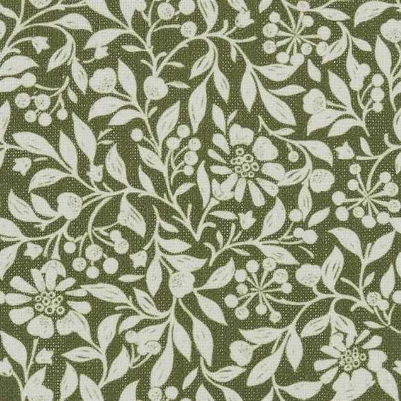 Snuggle Chair with Fixed Back - Olive, Fabric