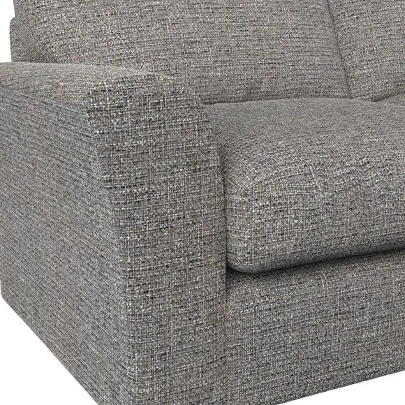 Snuggle Chair with Flared Arms - Charcoal