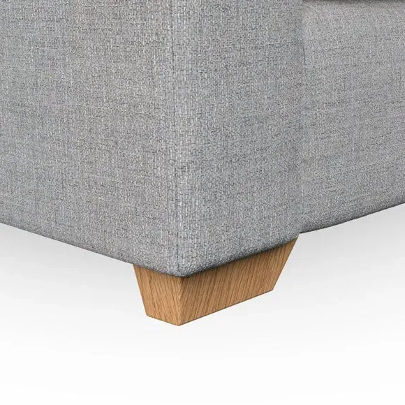 Snuggle Chair with Flared Arms - Silver, Weave