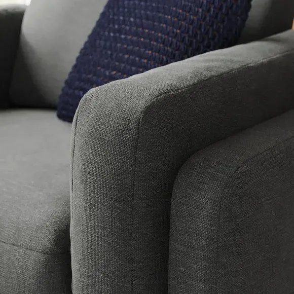 Snuggle Chair with Foam Filling - Graphite, Chenille