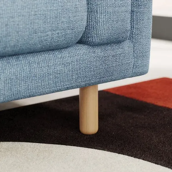 Snuggle Chair with Foam Filling - Navy, Woven