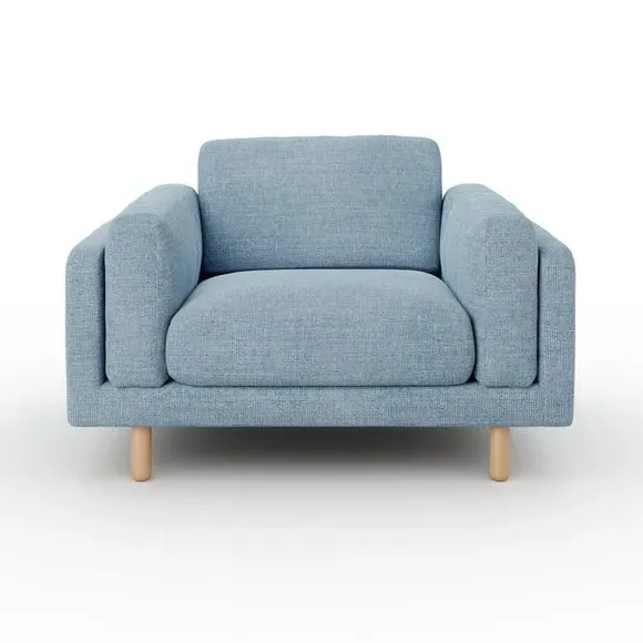 Snuggle Chair with Foam Filling - Navy, Woven