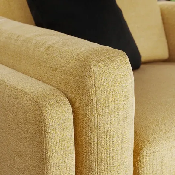 Snuggle Chair with Foam Filling - Ochre, Woven
