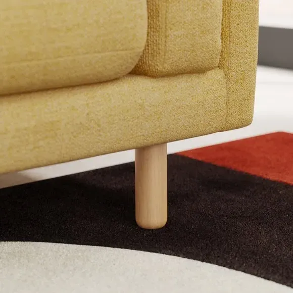 Snuggle Chair with Foam Filling - Ochre, Woven