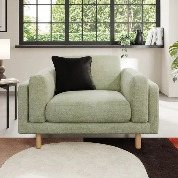Snuggle Chair with Foam Filling - Sage, Woven
