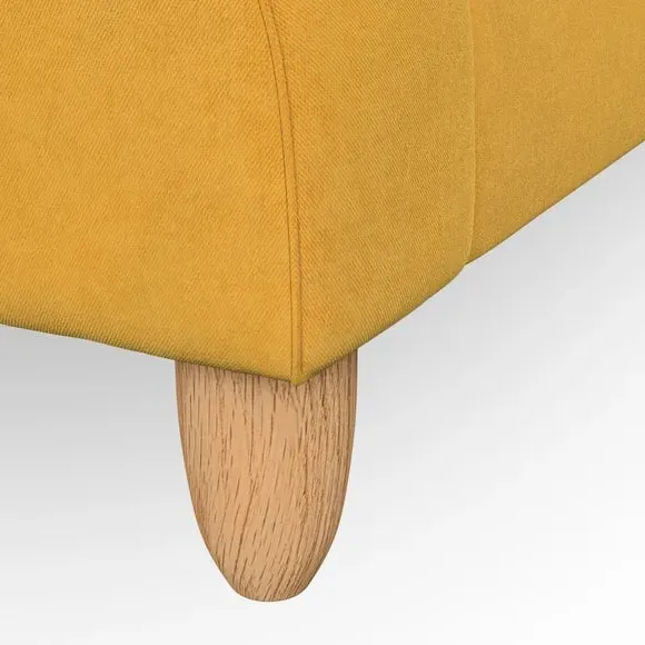 Snuggle Chair with High Back - Gold, Velvet