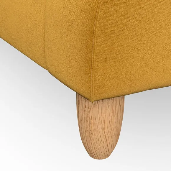 Snuggle Chair with High Back - Gold, Velvet