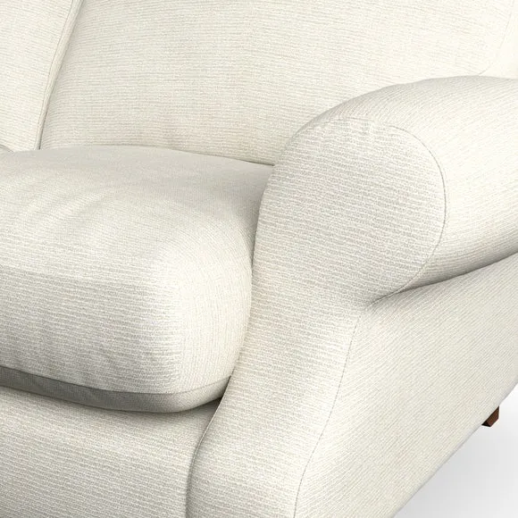 Snuggle Chair with High Back - Ivory, Fabric