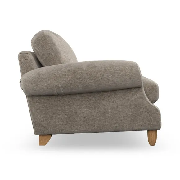Snuggle Chair with High Back - Mushroom, Chenille