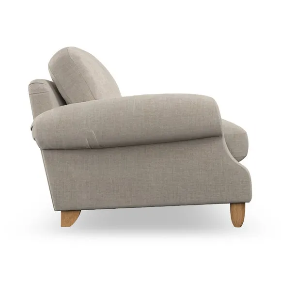 Snuggle Chair with High Back - Natural, Chenille