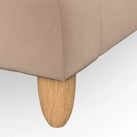 Snuggle Chair with High Back - Taupe, Velvet