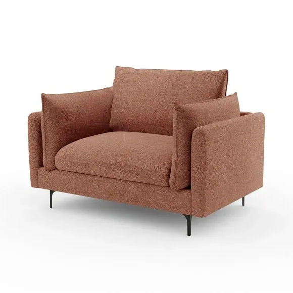 Snuggle Chair with Knife Edge Cushions - Chenille