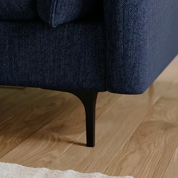Snuggle Chair with Knife Edge Cushions - Navy
