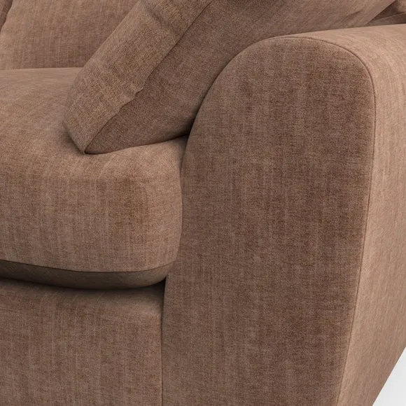 Snuggle Chair with Pillow Arms - Clay, Chenille