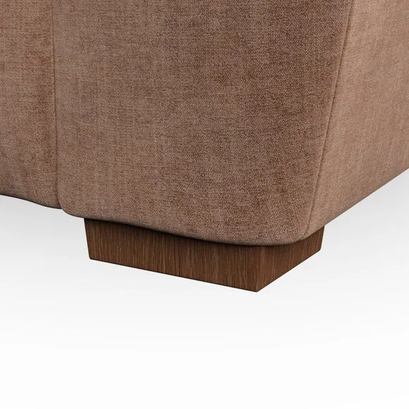 Snuggle Chair with Pillow Arms - Clay, Chenille