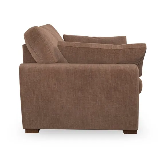 Snuggle Chair with Pillow Arms - Clay, Chenille