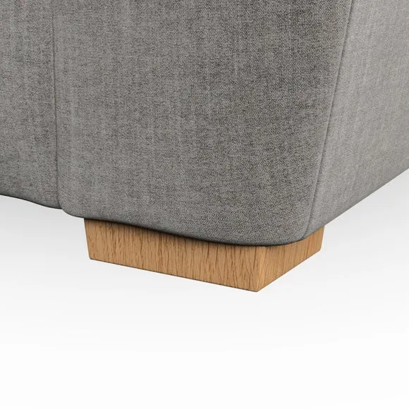 Snuggle Chair with Pillow Arms - Grey, Chenille