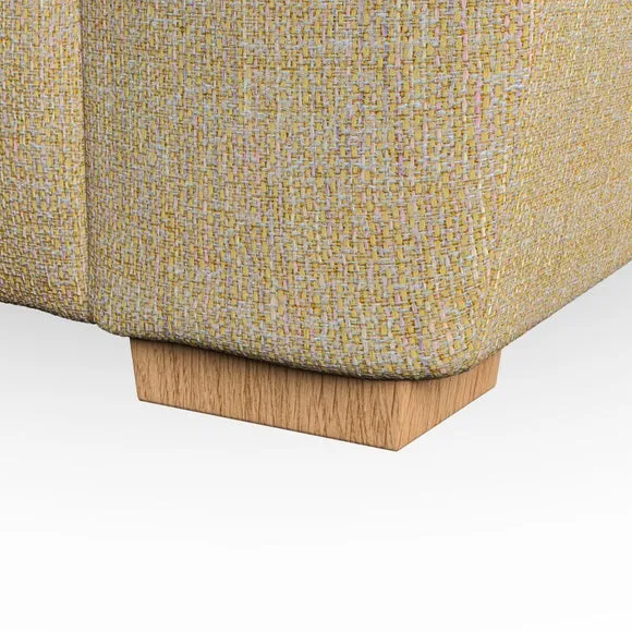 Snuggle Chair with Pillow Arms - Ochre, Weave