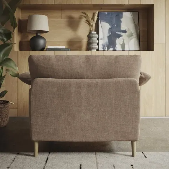 Snuggle Chair with Roll Arms - Clay, Chenille