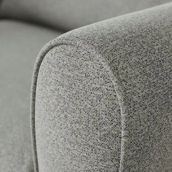 Snuggle Chair with Roll Arms - Grey, Fabric