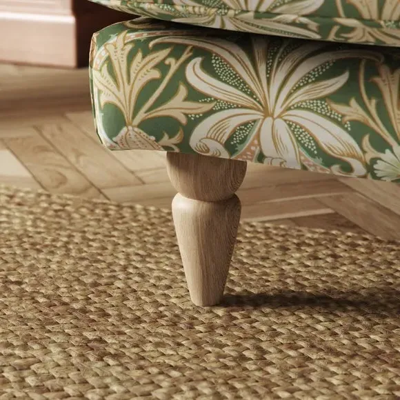 Snuggle Chair with Scroll Arms - Fennel, Velvet