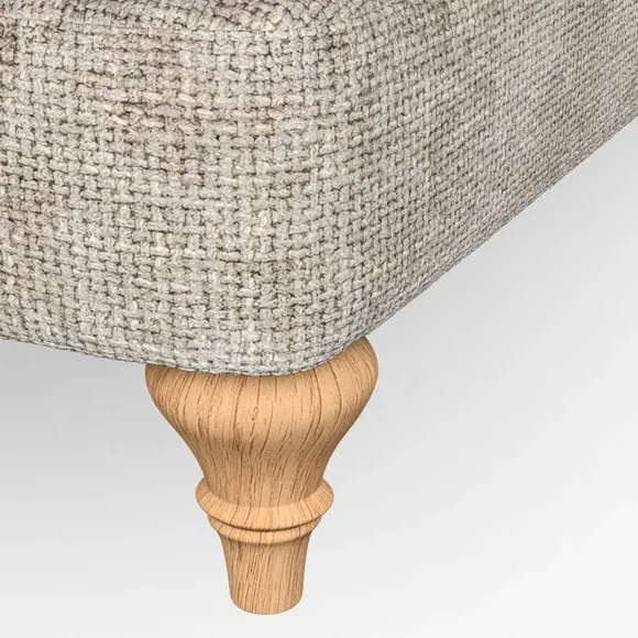 Snuggle Chair with Scroll Arms - Mushroom