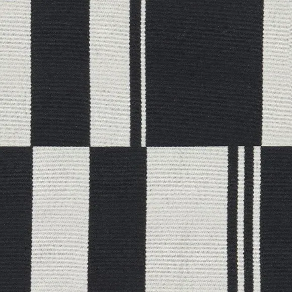 Snuggle Chair with Stripe Design - Black