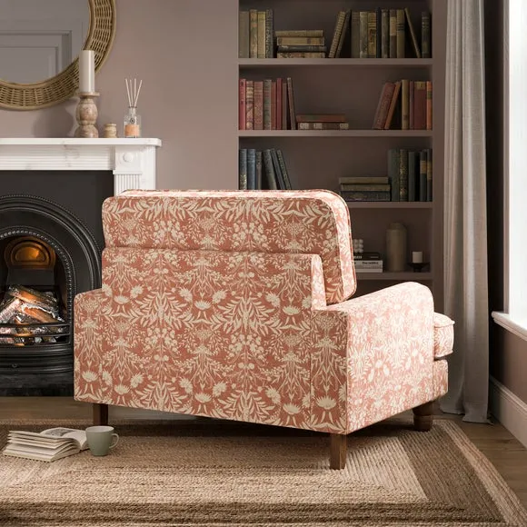 Snuggle Sofa with Fixed Back - Floral