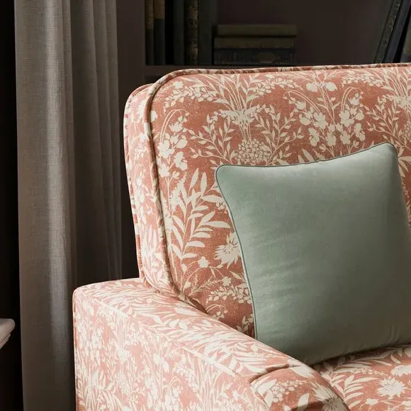 Snuggle Sofa with Fixed Back - Floral