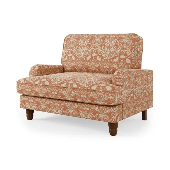 Snuggle Sofa with Fixed Back - Floral