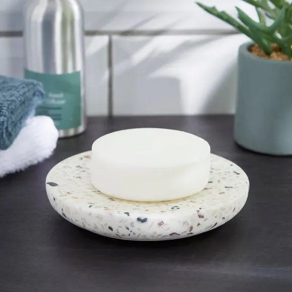 Soap Dish - Natural, Terrazzo Resin image