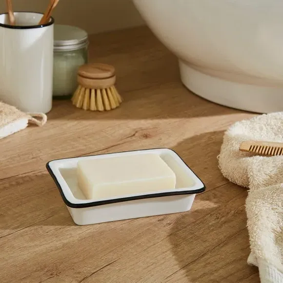 Soap Dish - White, Ceramic image