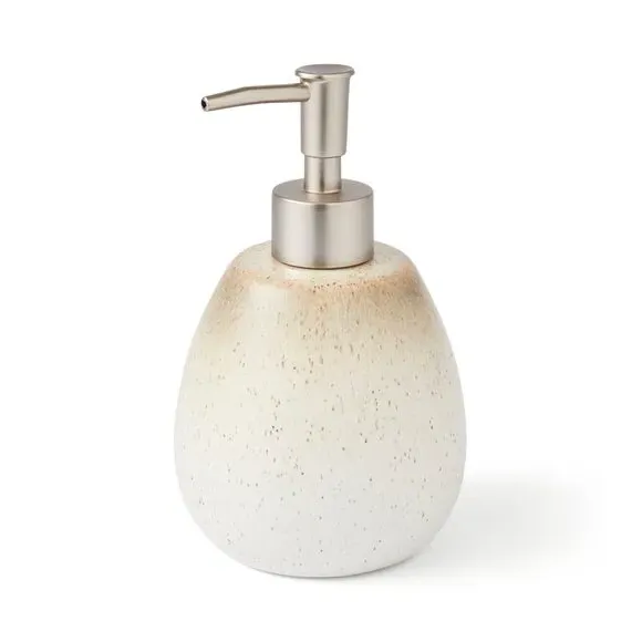 Soap Dispenser with Pump - Natural, Ceramic