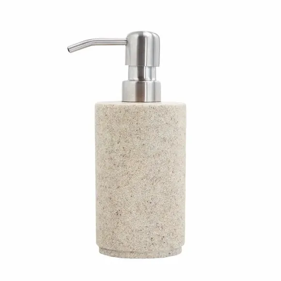 Soap Dispenser with Pump - Sandstone, Resin image