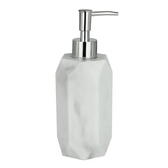 Soap Dispenser with Pump - White, Resin