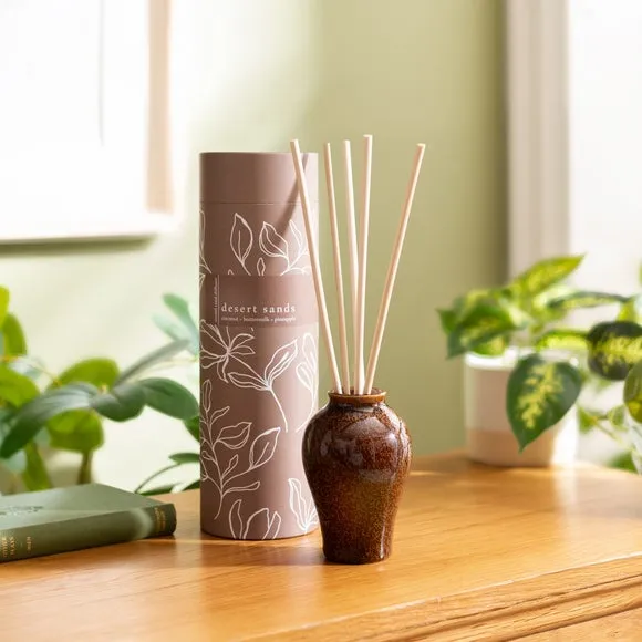 Speckle Glaze Reed Diffuser - Brown, Ceramic
